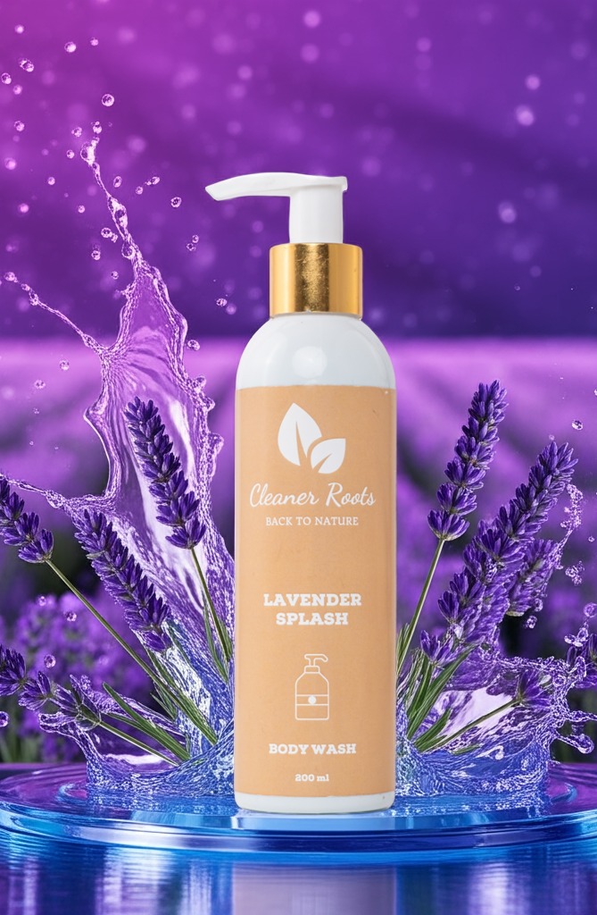 Cleaner Roots Lavender Boy Wash with Lavender Flowers for Calm & Soothing Skin