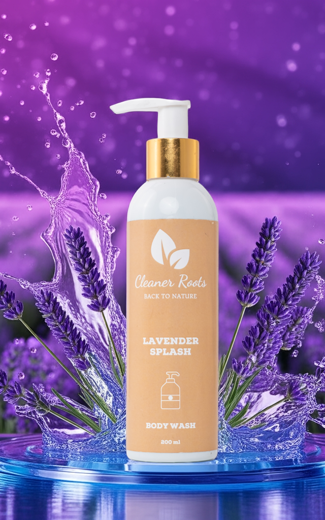 Cleaner Roots Lavender Boy Wash with Lavender Flowers for Calm & Soothing Skin