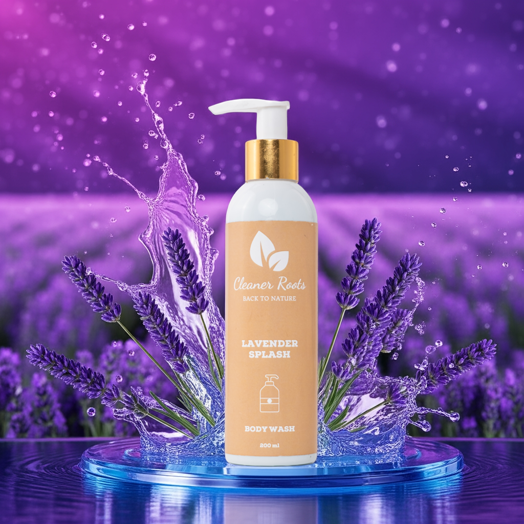 Cleaner Roots Lavender Boy Wash with Lavender Flowers for Calm & Soothing Skin