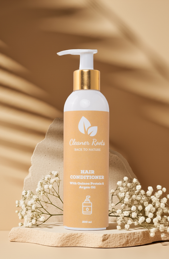 Cleaner Roots Hair Conditioner with quinoa protein and argan oil for Pitta & Vata dosha Imbalance