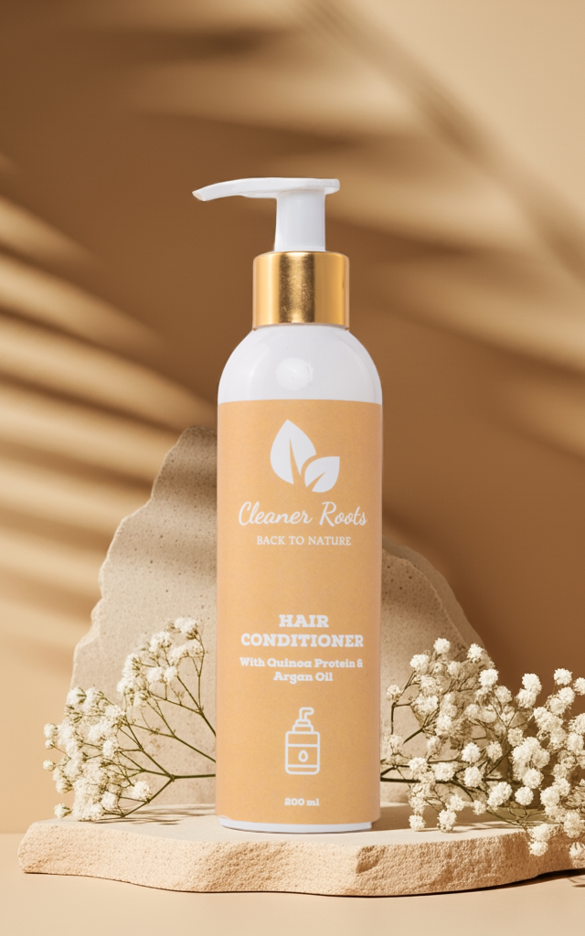 Cleaner Roots Hair Conditioner with quinoa protein and argan oil for Pitta & Vata dosha Imbalance