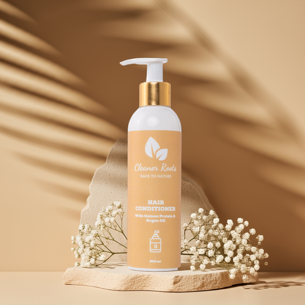 Cleaner Roots Hair Conditioner with quinoa protein and argan oil for Pitta & Vata dosha Imbalance