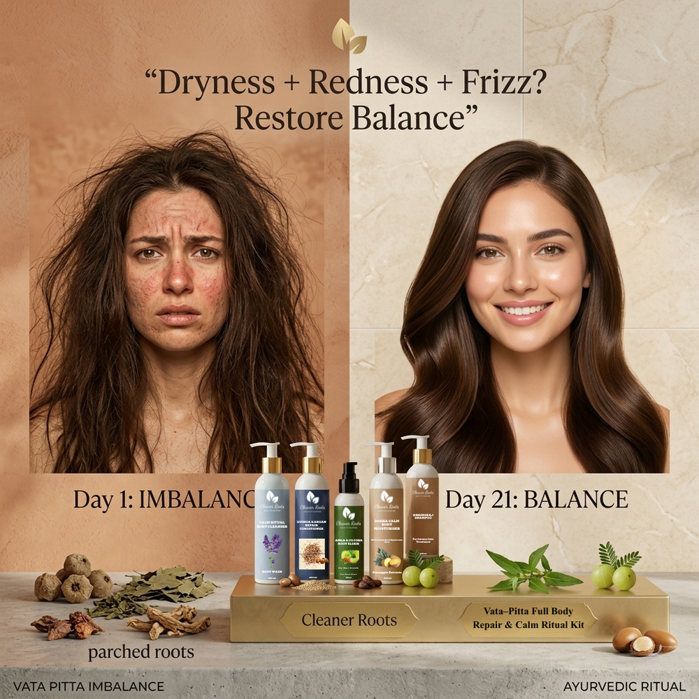 Vata–Pitta Full Body Repair & Calm Ritual Kit