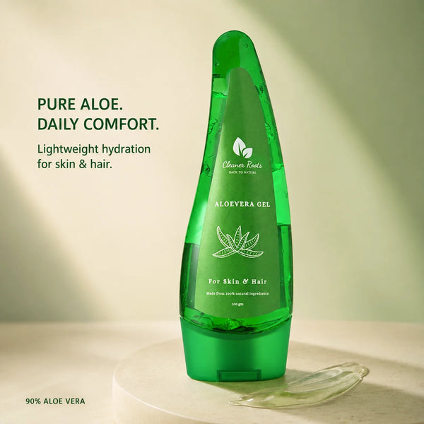 Aloe Vera Gel for Hydration & Healing | Vata Balancing Skincare | 100 GM