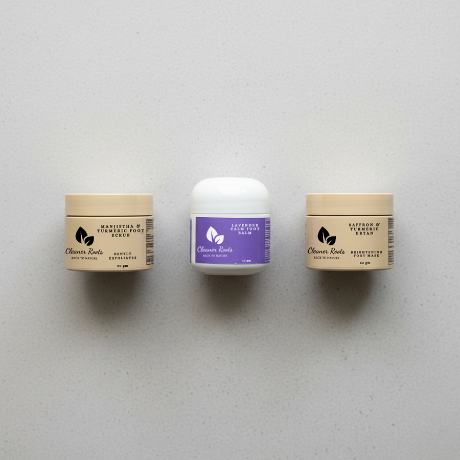 Pitta–Kapha Foot Detox, Cooling & Brightening Ritual Kit
