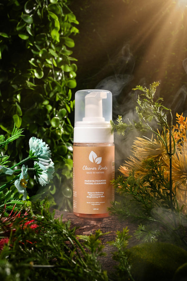 Papaya Foaming Facial Cleanser - Tridosha Balancing Ayurvedic Face Wash | 100 ML