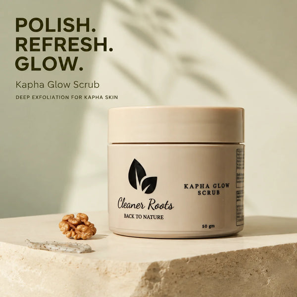 Kapha Glow Scrub – Deep Exfoliating Glow Booster for Kapha Skin