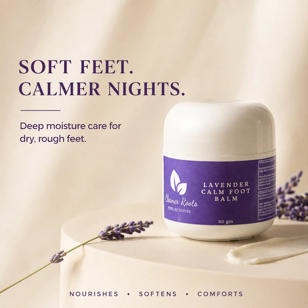 Lavender Calm Foot Balm – Deep Repair Care for Vata & Pitta Dosha | 50 GM