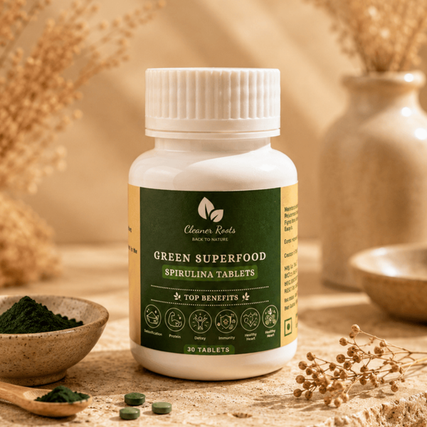 Green Superfood - Spirulina Tablets | 30 Tablets