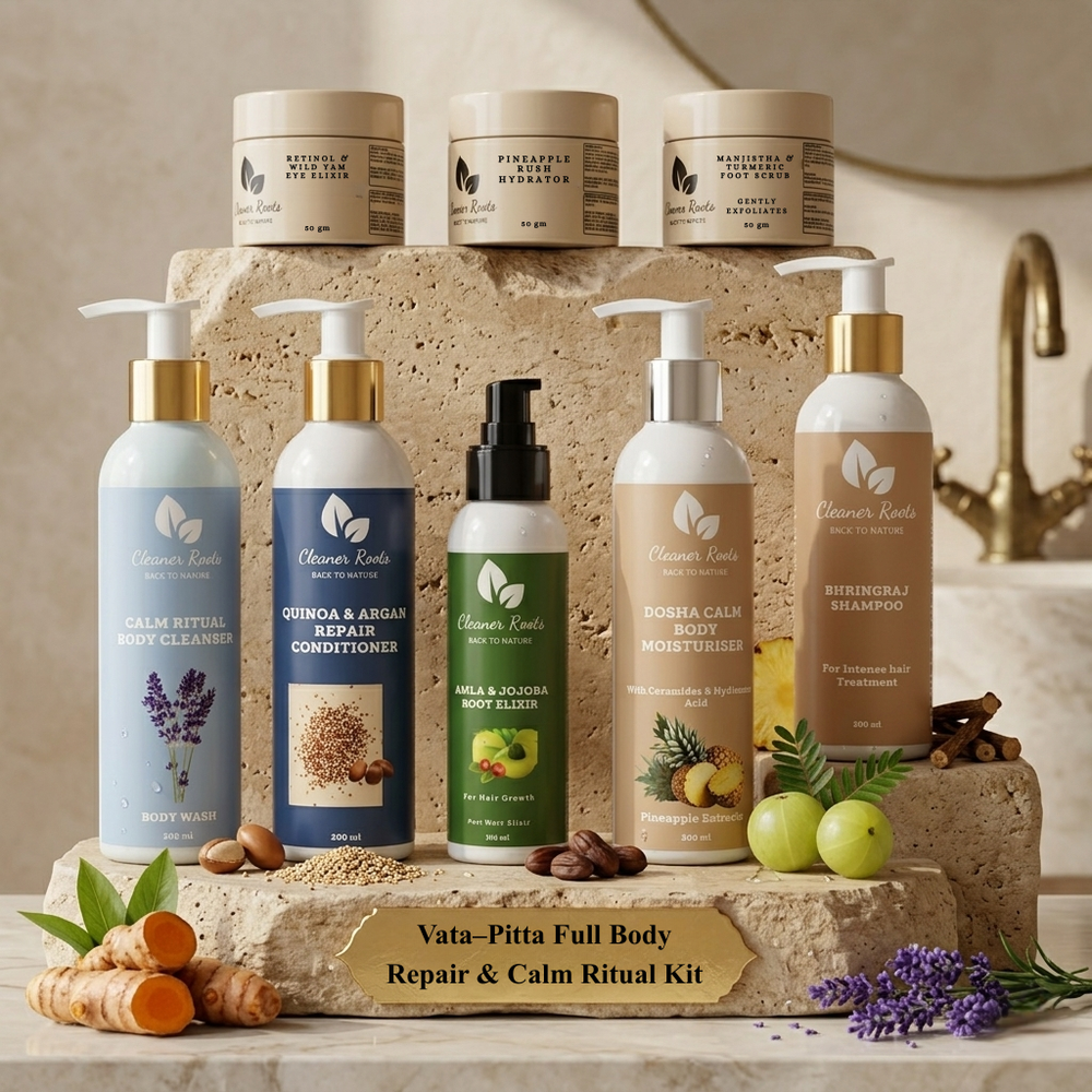 Vata–Pitta Full Body Repair & Calm Ritual Kit