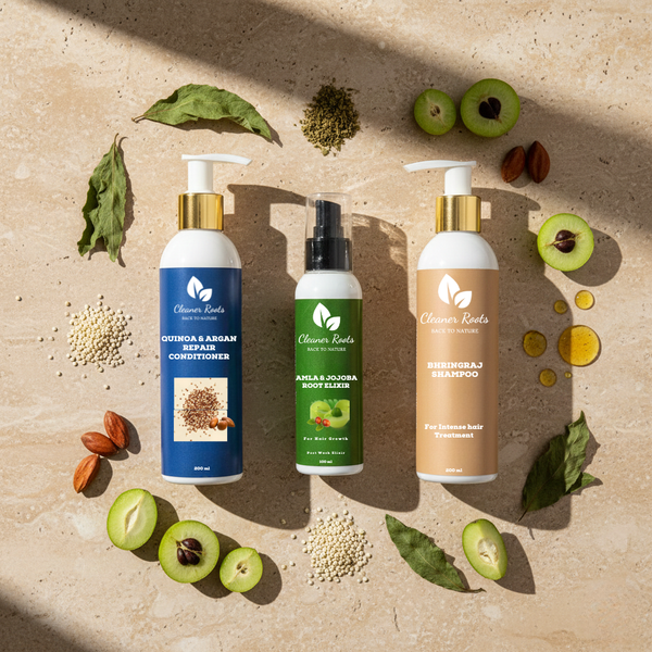 Vata–Pitta Hair Repair & Scalp Calm Ritual Kit